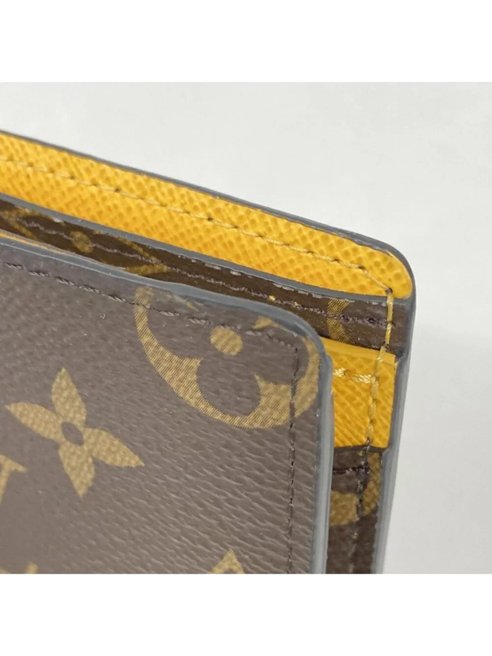 Louis Vuitton Billfold Monogram Macassar Portefeuille Multiple Brown Wallet